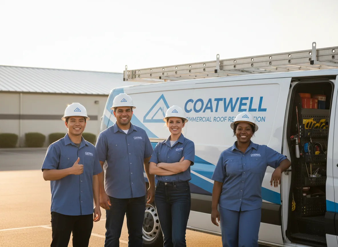 Commercial roof coating company in Medimont, ID